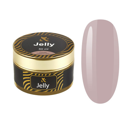 FOX Jelly Cover Cappuccino 50ml – żel budujący do paznokci brązowy