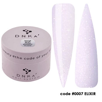 DNKa Żel Akrylowy Acryl Gel 30ml Elixir Różowy z Shimmerem do Paznokci