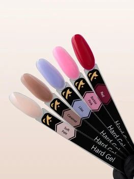 F.O.X Hard Gel Red żel budujący czerwony do paznokci 15 ml