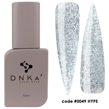 DNKa Rubber Base French Cover #0049 Hype 12ml Baza Hybrydowa Kamuflująca