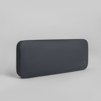 Podstawka pod ręce do manicure ULKA szara ekoskóra 23x8 cm CE