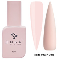 DNKa Rubber Base French Cover 12ml #0037 Cute baza hybrydowa kamuflująca