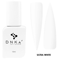 Lakier hybrydowy DNKa Ultra White 12ml bez HEMA biały do manicure french