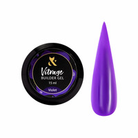 Żel budujący do paznokci Vitrage Violet 15 ml różowy samopoziomujący
