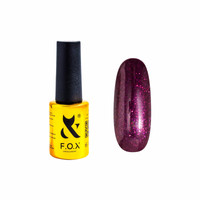 Lakier hybrydowy FOX Fetish 005 7ml perłowy czerwono-różowy manicure
