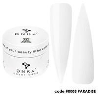 DNKa Żel Akrylowy Paradise Biały 30ml do Przedłużania i Modelowania Paznokci