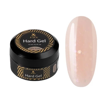 F.O.X Hard Gel Glitz Nude 15ml żel budujący brązowy do przedłużania paznokci