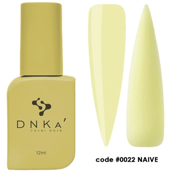 RUBBER BASE FRENCH "DNKa" (cover), 12 ml #0022 Naive