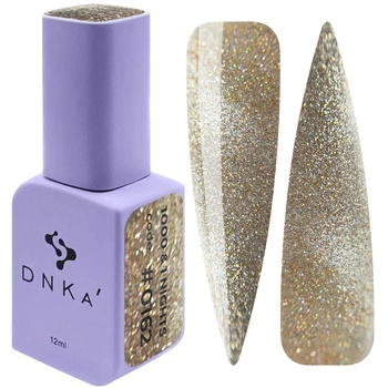 COLOR GEL POLISH "DNKa", 12 ml #0162 1000 & 1 NIGHTS