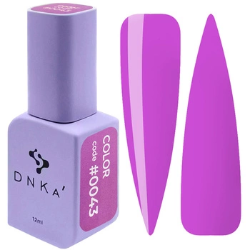 COLOR GEL POLISH "DNKa", 12 ml #0043