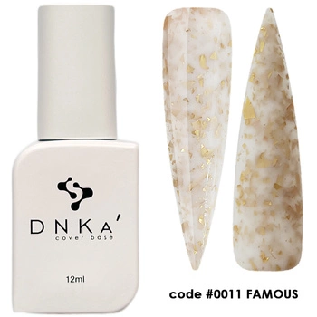 RUBBER BASE FRENCH "DNKa" (cover), 12 ml #0011 Famous