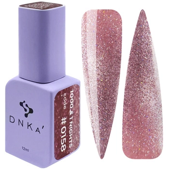 COLOR GEL POLISH "DNKa", 12 ml #0158 1000 & 1 NIGHTS