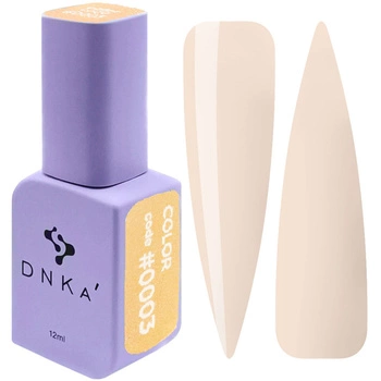 COLOR GEL POLISH "DNKa", 12 ml #0003