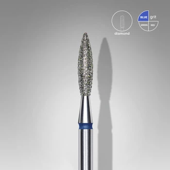 Frez diamentowy Staleks szary 2,3 mm do skórek i paznokci CE manicure