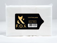 F.O.X Waciki bezpyłowe jednowarstwowe 4x6 cm 500 sztuk do manicure